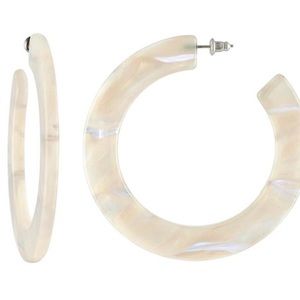 acetate Machete large flat hoops